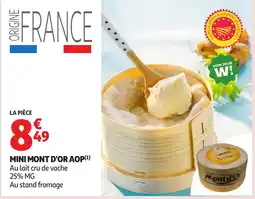 Auchan Mini mont d'or aop offre