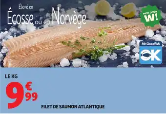 Auchan Filet de saumon atlantique offre