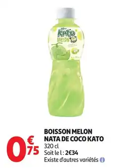 Auchan Boisson melon nata de coco kato offre