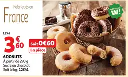 Auchan 6 donuts offre