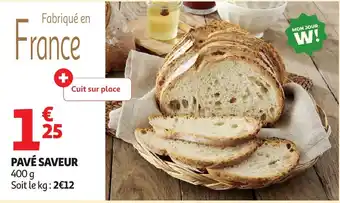 Auchan Pavé saveur offre