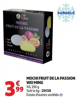 Auchan Mochi fruit de la passion wei ming offre