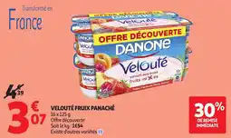 Auchan DANONE Velouté fruix panaché offre