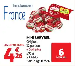 Auchan MINI BABYBEL Original offre