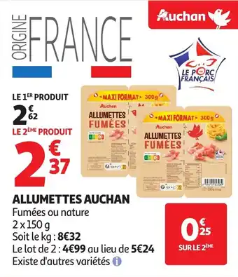 Auchan AUCHAN Allumettes offre