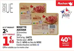 Auchan AUCHAN Rosette offre