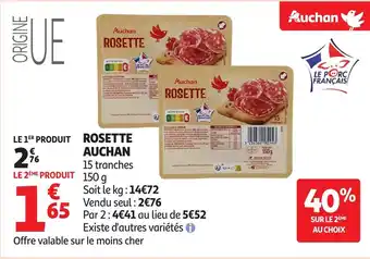 Auchan AUCHAN Rosette offre