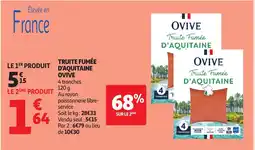 Auchan OVIVE Truite fumée d'aquitaine offre