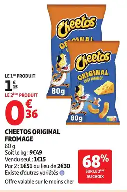 Auchan CHEETOS Original fromage offre