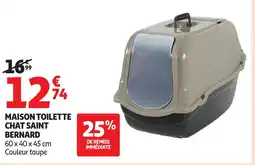 Auchan Maison toilette chat saint bernard offre
