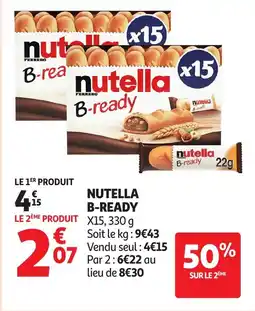 Auchan NUTELLA B-ready offre