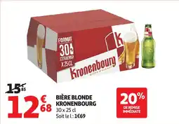 Auchan KRONENBOURG Bière blonde offre