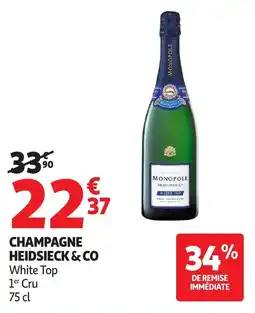 Auchan Champagne heidsieck & co offre