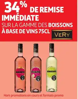 Auchan VERY Sur la gamme des boissons à base de vins offre
