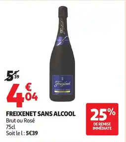 Auchan Freixenet sans alcool offre