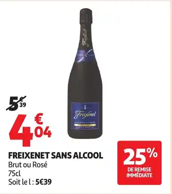 Auchan Freixenet sans alcool offre