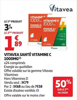 Auchan Vitavea santé vitamine c offre