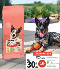 E.Leclerc Brico PURINA Dog chow alimentation complète pour offre