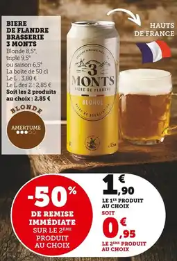 Bi1 Biere de flandre brasserie 3 monts offre