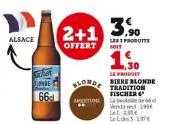Bi1 Biere blonde tradition fischer 6° offre