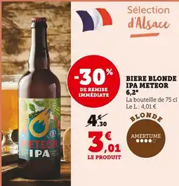 Bi1 Biere blonde ipa meteor 6,2° offre