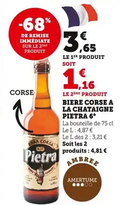 Bi1 Biere corse a la chataigne pietra 6° offre