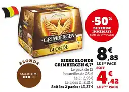 Bi1 Biere blonde grimbergen 6,7° offre