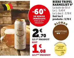 Bi1 Biere tripel karmeliet 8° offre