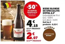 Bi1 Biere blonde de specialite duvel 8,5° offre