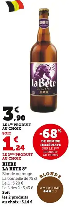 Bi1 Biere la bete 8° offre