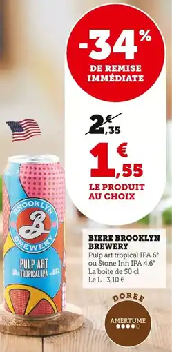 Bi1 Biere brooklyn brewery offre