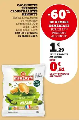Bi1 Cacahuetes enrobees croustillantes menguy's offre