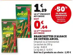 Bi1 Branchettes d'alsace dr oetker ancel offre