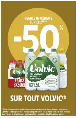 Intermarché Express VOLVIC Sur tout offre