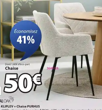 JYSK PURHUS Chaise offre