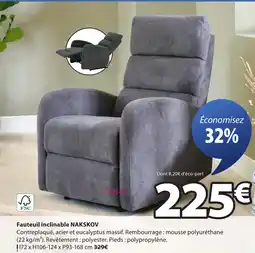 JYSK NAKSKOV Fauteuil inclinable offre