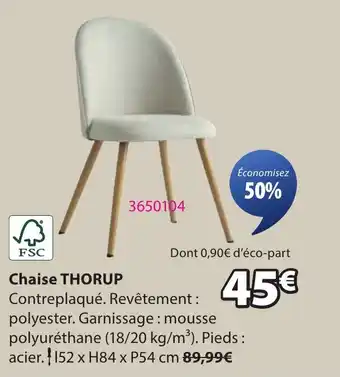 JYSK THORUP Chaise offre