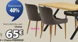 JYSK PEBRINGE Chaise offre