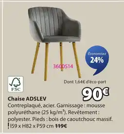 JYSK ADSLEV Chaise offre