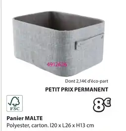 JYSK MALTE Panier offre