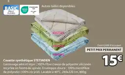 JYSK STETINDEN Couette synthétique offre