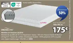 JYSK LILLELV Matelas en mousse offre