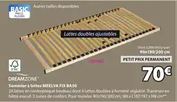 JYSK MEELVA FIX BA50 Sommier à lattes offre