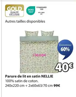 JYSK NELLIE Parure de lit en satin offre