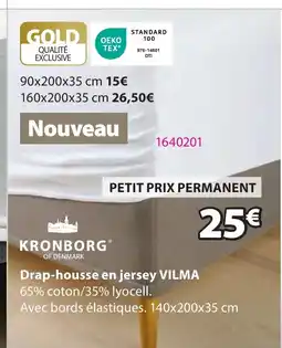 JYSK VILMA Drap-housse en jersey offre