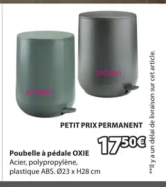 JYSK OXIE Poubelle à pédale offre