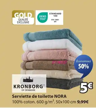 JYSK NORA Serviette de toilette offre