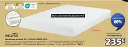 JYSK WELLPUR GLOMMA GF30 Matelas en mousse offre