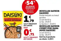 Bi1 Nouilles saveur daisuki offre