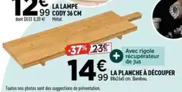 Centrakor La planche à découper offre